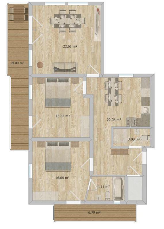Apartment Guem Общайг Екстериор снимка